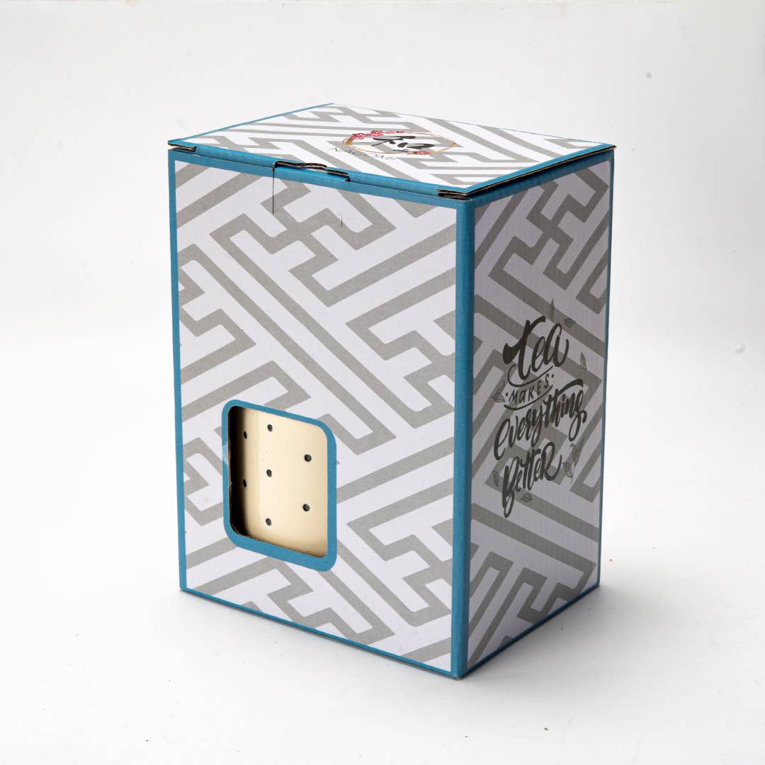 Rabbit 13oz Mug With Lid and Glass Straw (10/30)