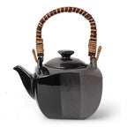 Black Ombre Square Tea Set of 5