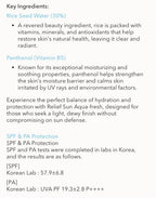 Beauty of Joseon Relief Sun Aqua Fresh: Rice B5 Sunscreen  (SPF50+ PA++++)