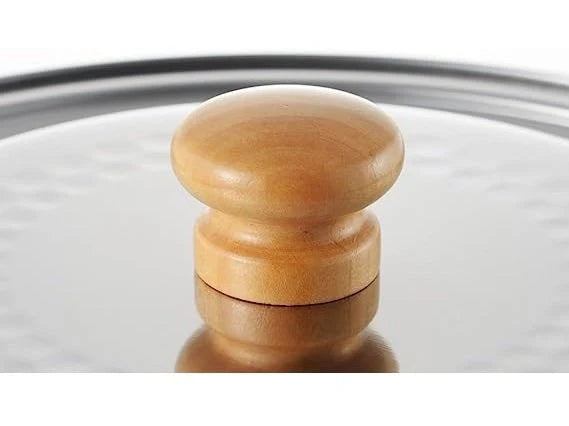 Yukihira Stainless Snow Flat Pot Lid, 7.1"/7.9 " (18/20cm)