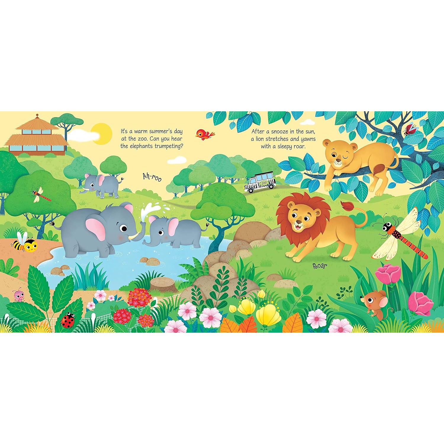 Usborne Zoo Sound Book – Interactive Board Book