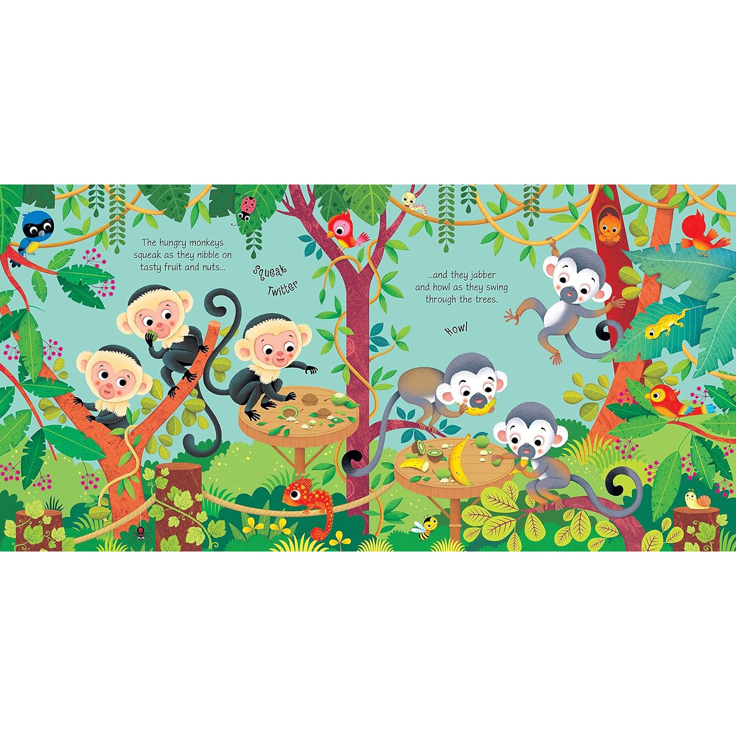 Usborne Zoo Sound Book – Interactive Board Book