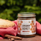 Organic Cinnamon Honey – 100% Raw NY Creamed Honey, 6 oz