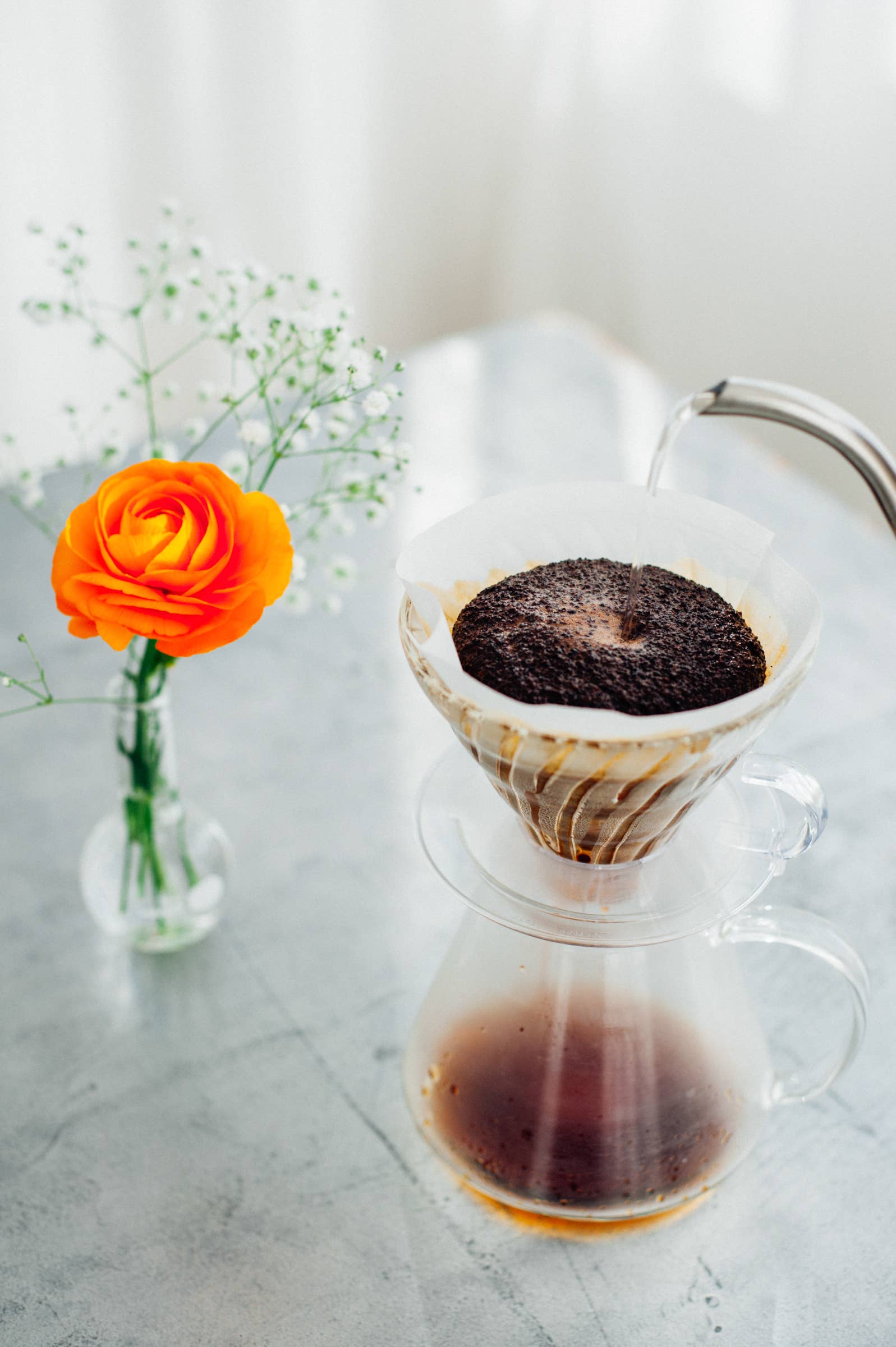 "Simply Hario" V60 Glass Brewing Kit, 600ml