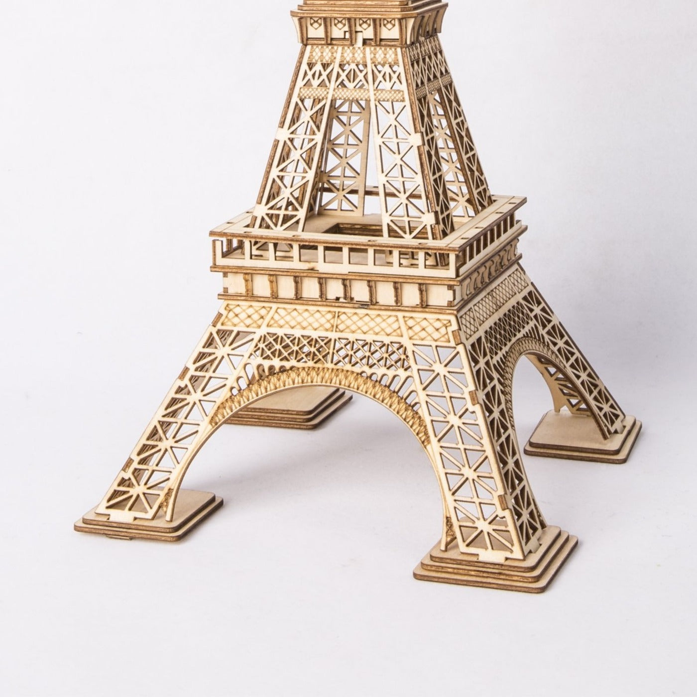 3D Laser Cut Wooden Puzzle - Eiffel Tower