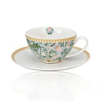 Morris Garden Porcelain Teacup & Saucer Set – 8 Piece Set