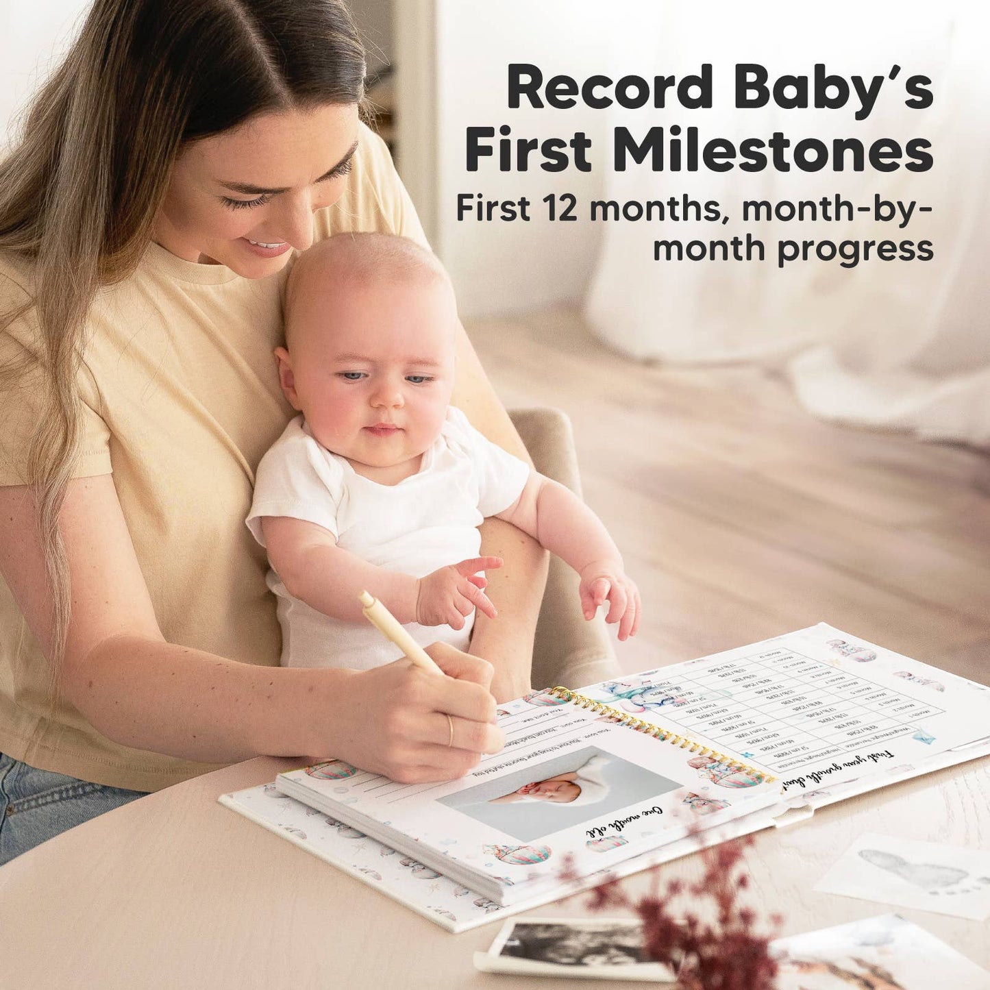 KeaBabies Baby First Years Memory Book - AdventureLand