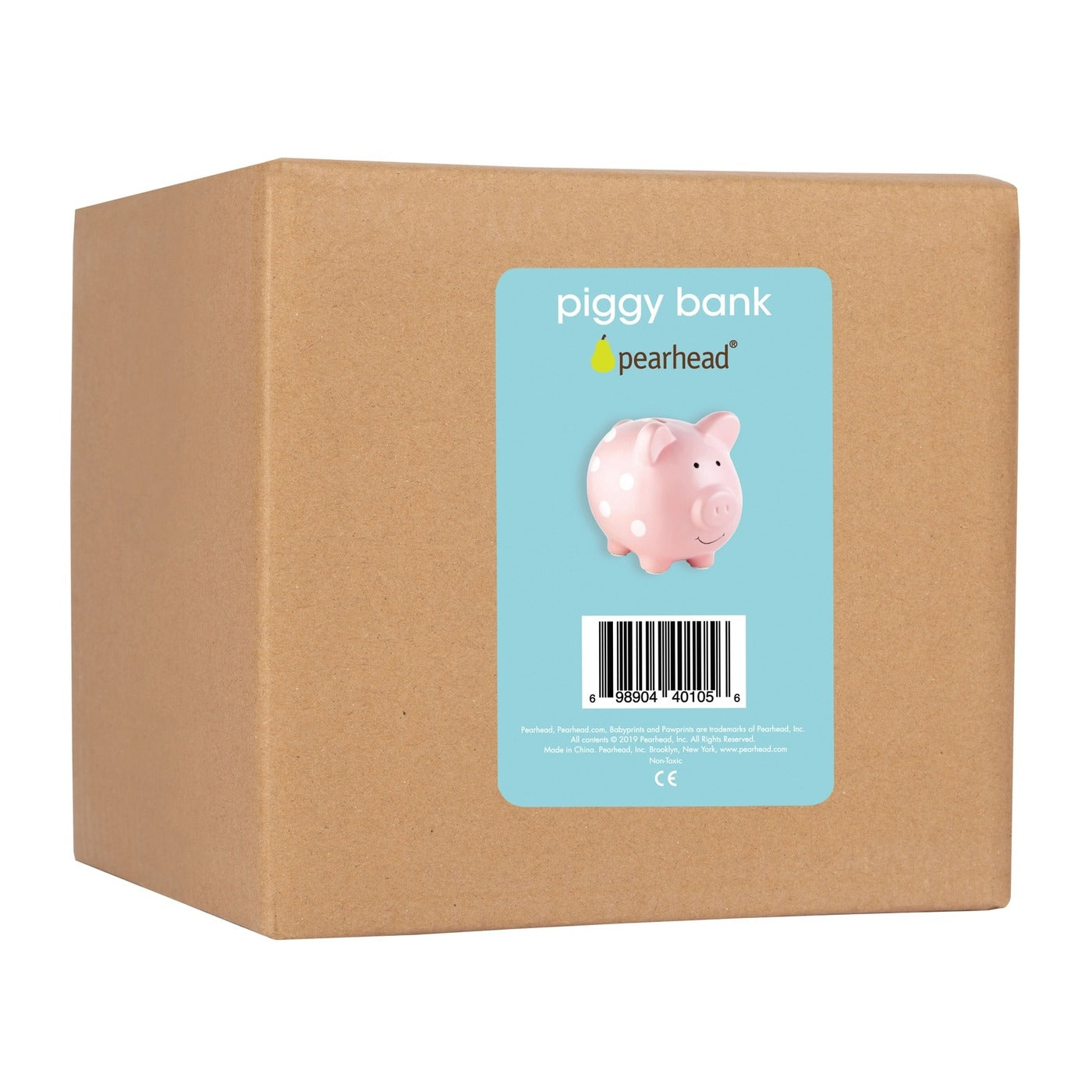 Polka Dot Piggy Bank - Pink