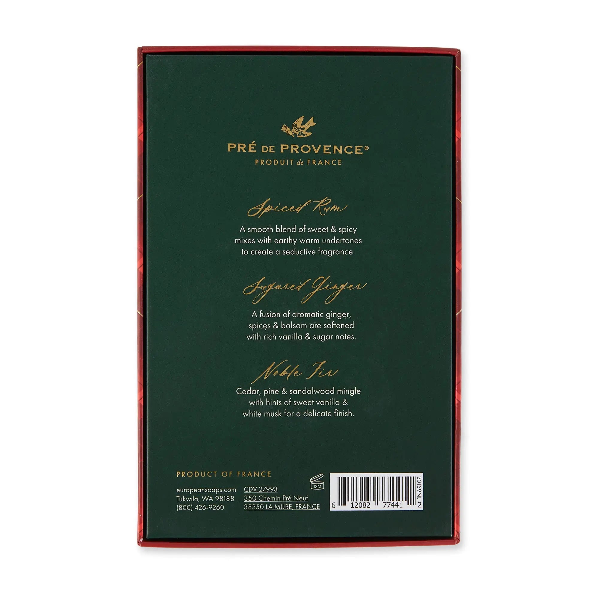 Pre De Provence -  Noel Collection Gift Box (3 x 150g)