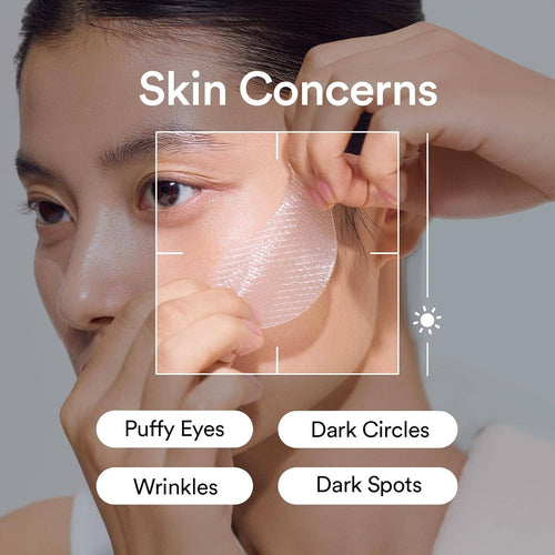 Korean collagen under-eye patches for puffiness and dry skin
