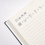 Zhen Shan Ren Journal Blue Details Weather - Shen Yun Collections
