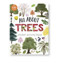 Kids tree sticker activity book with leaves and fruit
