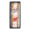Japanese chopsticks gift set with bamboo chopsticks and origami crane rests in gift box