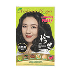 Natural Mi Ya Herbal Hair Dye - Ammonia-Free, Black Color, with Ginseng & Henna for Nourished, Healthy Hair