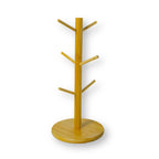 Bamboo coffee mug tree holder