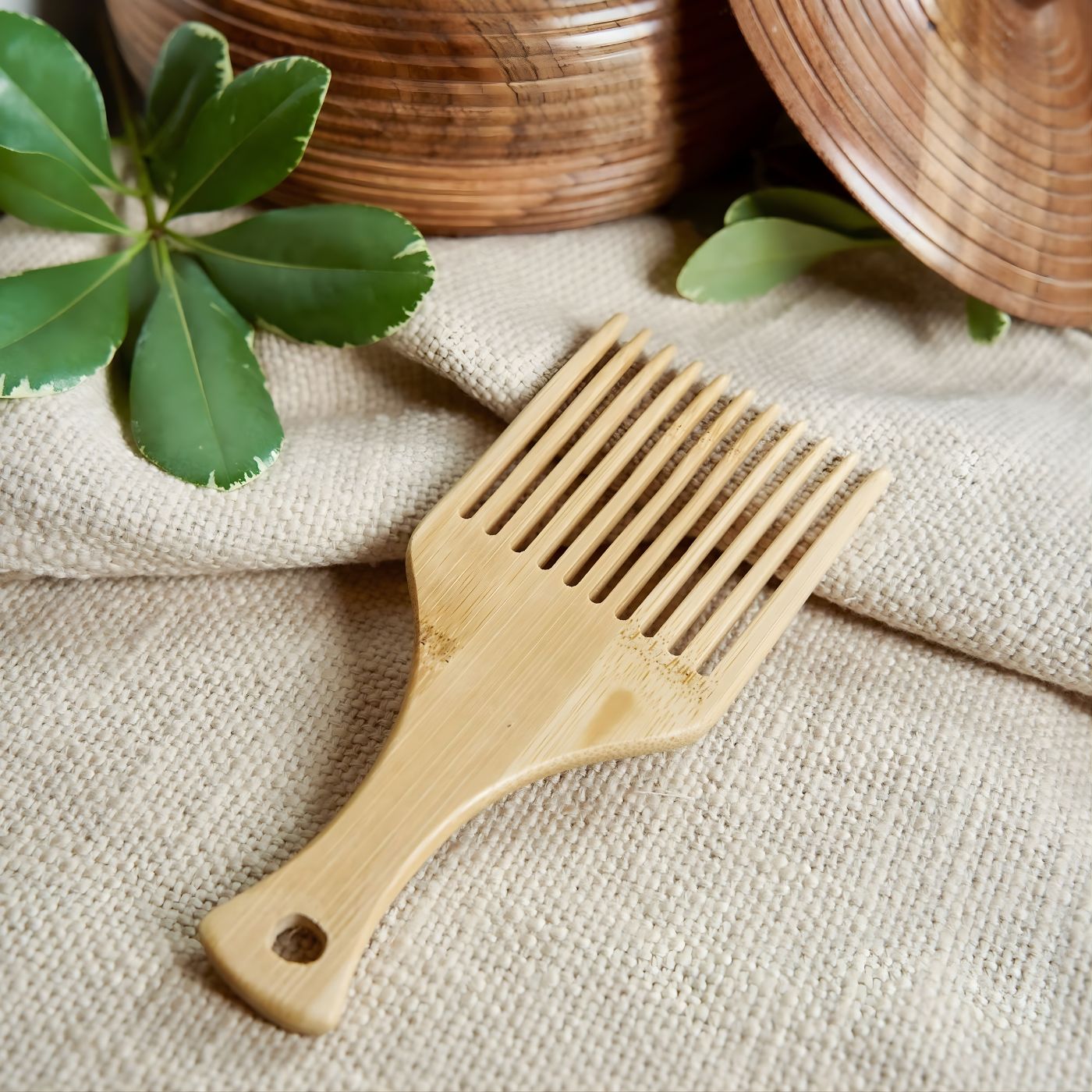 Eco friendly bamboo hair comb