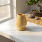 Bamboo matcha whisk holder stand