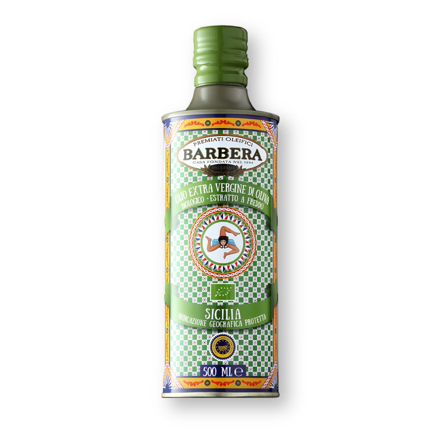 Barbera Sicilian extra virgin olive oil bottle