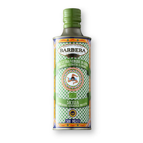 Barbera Sicilian extra virgin olive oil bottle