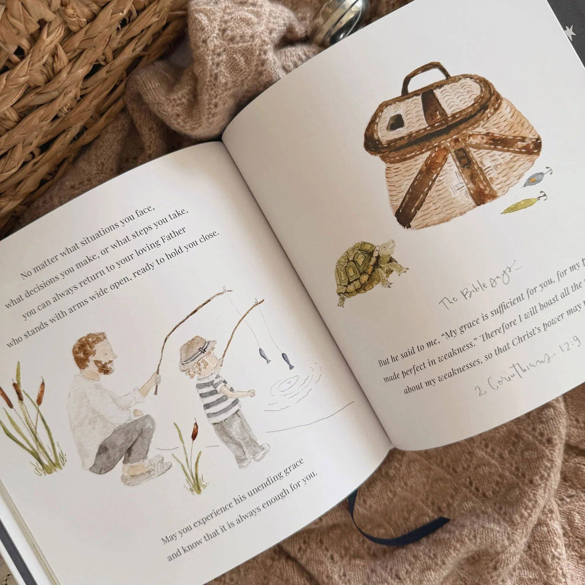 Illustrated bedtime blessing book for children