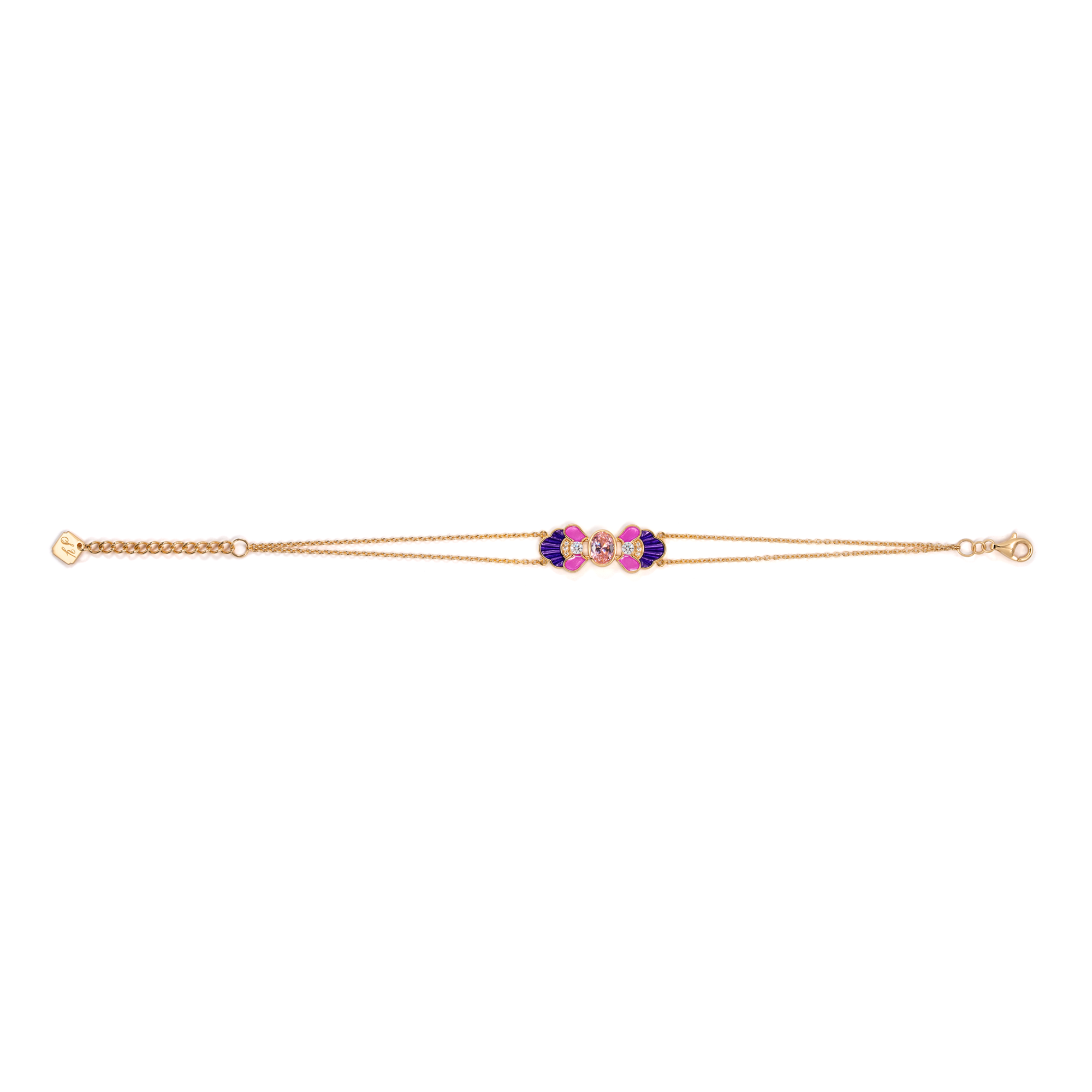 Tang Flowing Gowns Bracelet Purple Full View - Shen Yun Collections