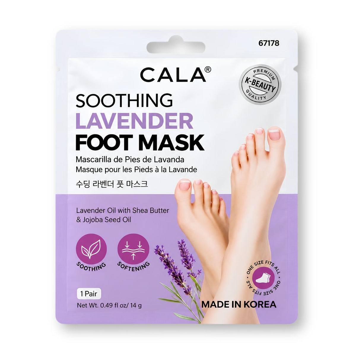 CALA Tea Tree and Lavender Foot Mask Treatment