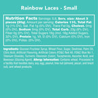 Candy Club 5 oz Rainbow Laces fruity candy strands