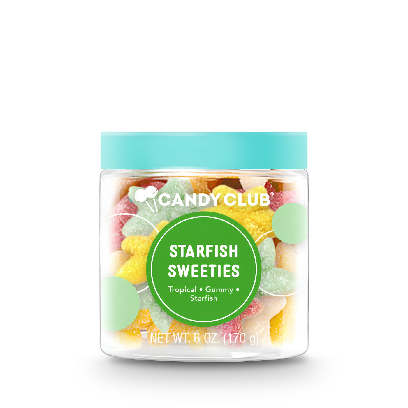 Candy Club Starfish Sweeties tropical gummy candy