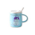 Cat Love 14oz Mug With Lid and Spoon