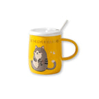 Cat Love 14oz Mug With Lid and Spoon