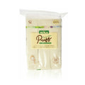 Organic unbleached cotton pads for skincare