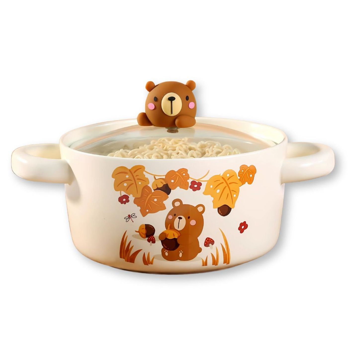 Cute Bear 30oz Bowl with Lid