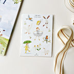 Cute watercolor vinyl stickers for journals and planners