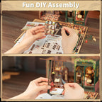 Owl Bookstore miniature DIY craft kit