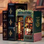 Wooden DIY book nook for bookshelf