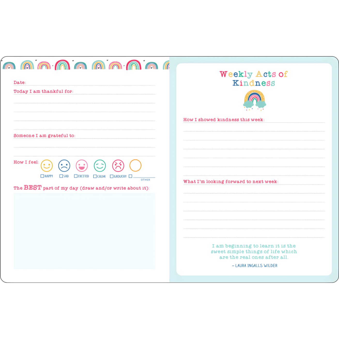 Daily Gratitude Journal for Kids
