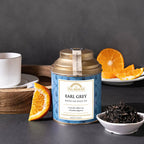 Reusable Earl Grey tea canister