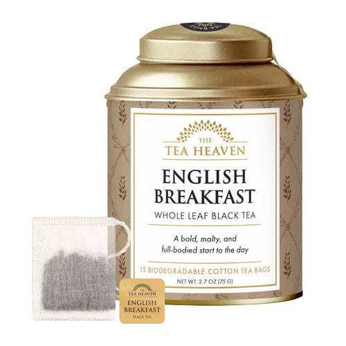 English Breakfast tea bag canister