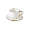Pampa Bay Golden Salerno Espresso Cup and Saucer