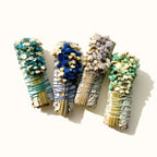 Floral sage sticks wrapped with hemp string
