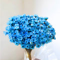 Wildflowers in aqua
