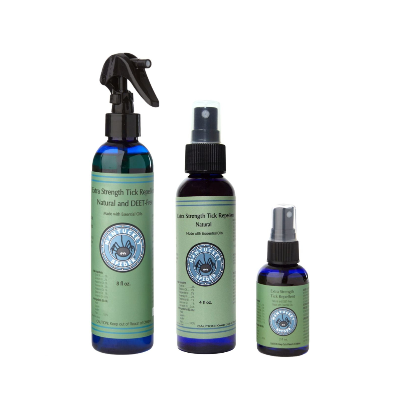 Nantucket Spider natural tick repellent spray DEET-free