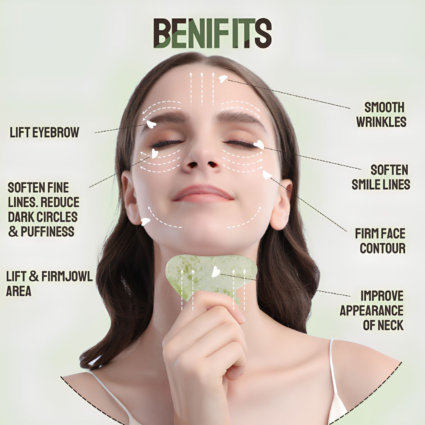 Facial massage tool set