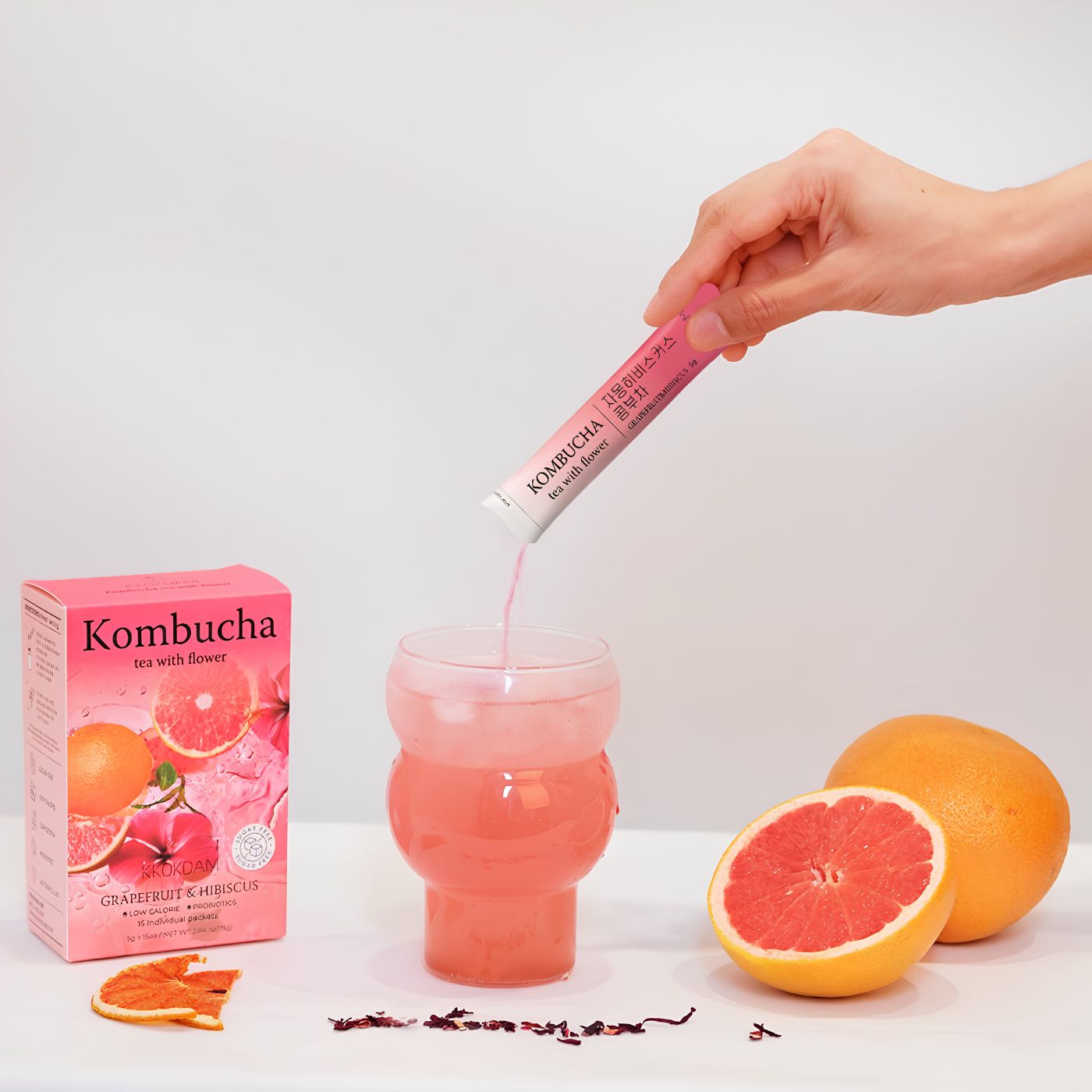 Grapefruit flower kombucha powder made in Korea