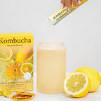 Korean lemon chrysanthemum kombucha drink