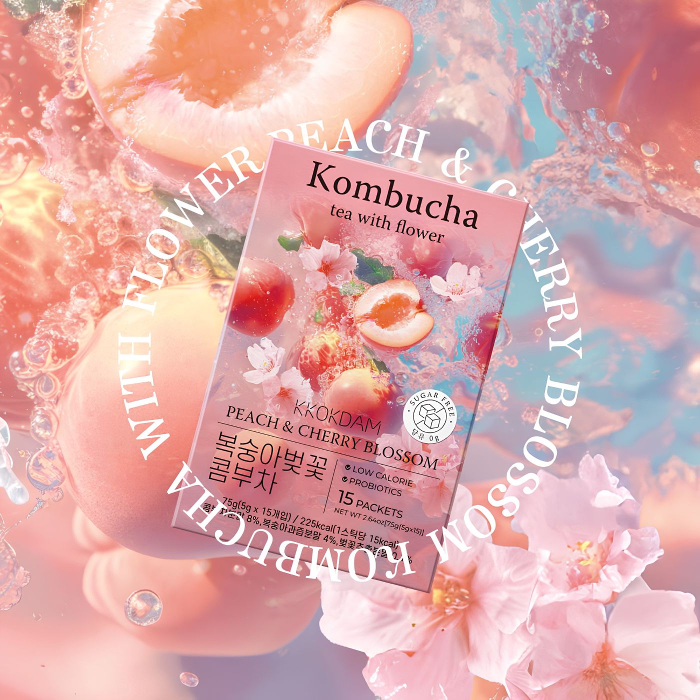 KKOKDAM flower kombucha 15 sachets