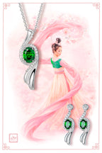 Flying Sleeves Earrings Green