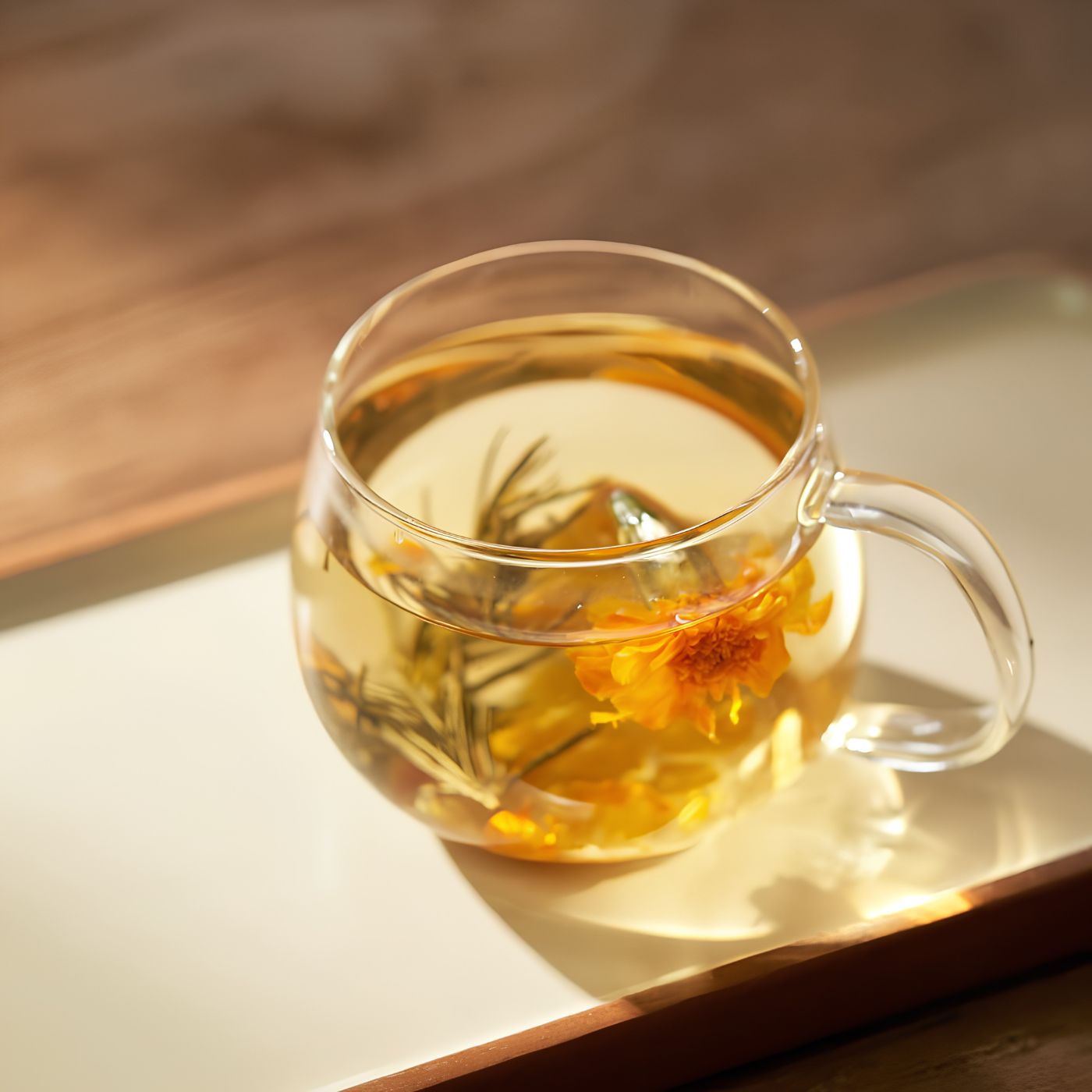 Korean fruit and flower herbal tea