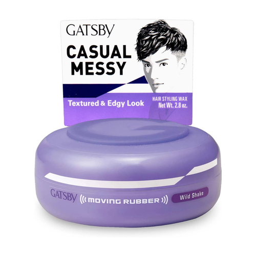Gatsby Moving Rubber Wild Shake Hair Styling Wax - Wild Shake 2.8oz