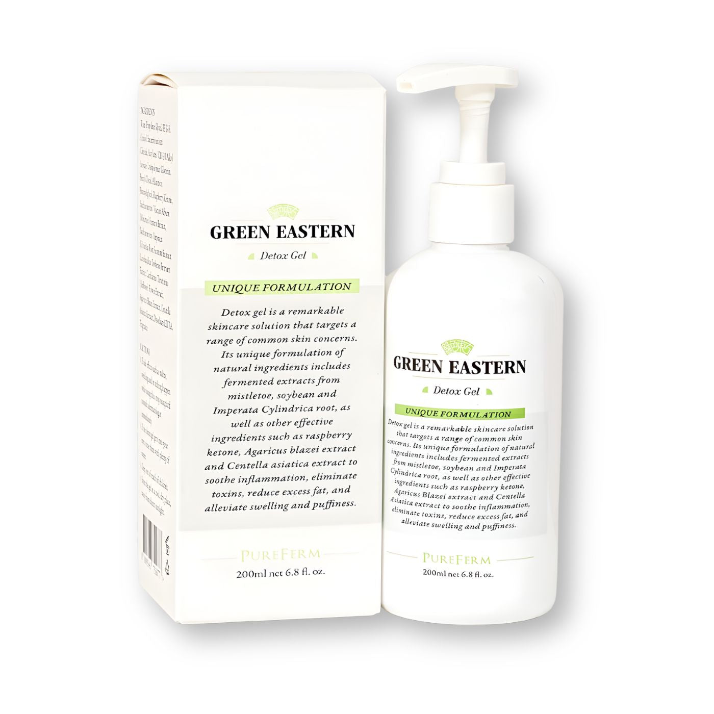Green Eastern detox exfoliating gel skincare 